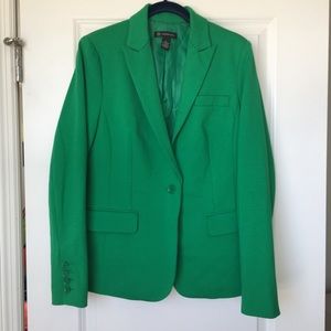 INC Bright Green Blazer